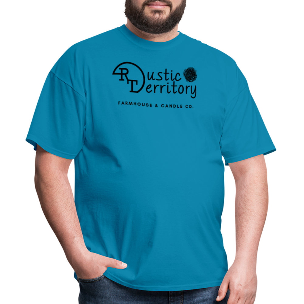 Rustic Territory Color Tee - turquoise