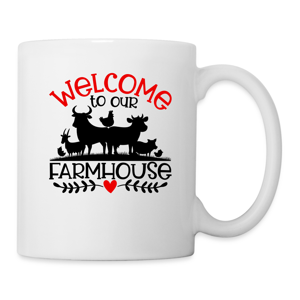 Farmhouse Mug - white