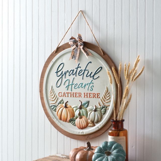 Grateful Hearts Sign