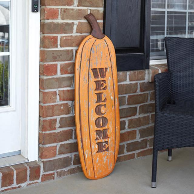 Pumpkin Porch Sign