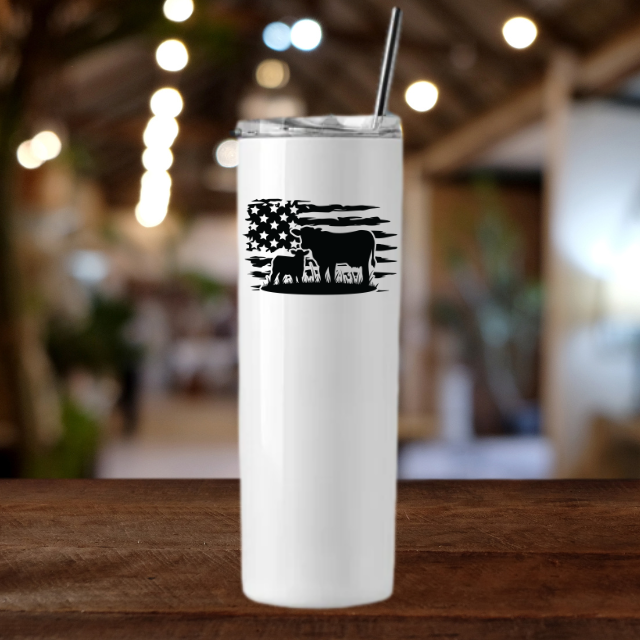 Flags & Cows Tumbler