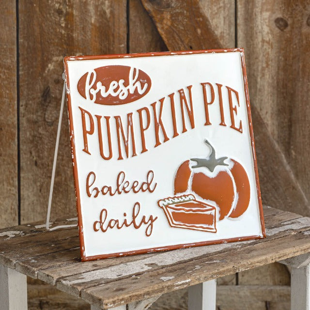Fresh Pumpkin Pie Sign