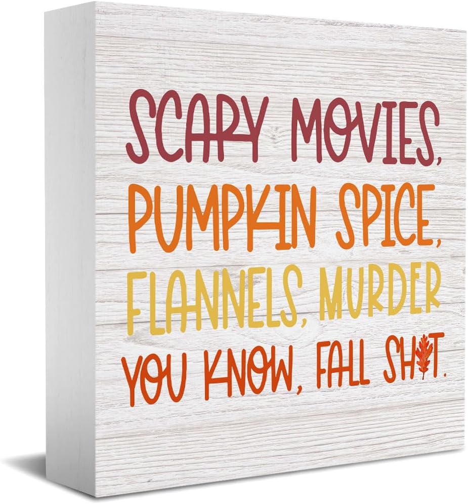 Fall Wooden Sign