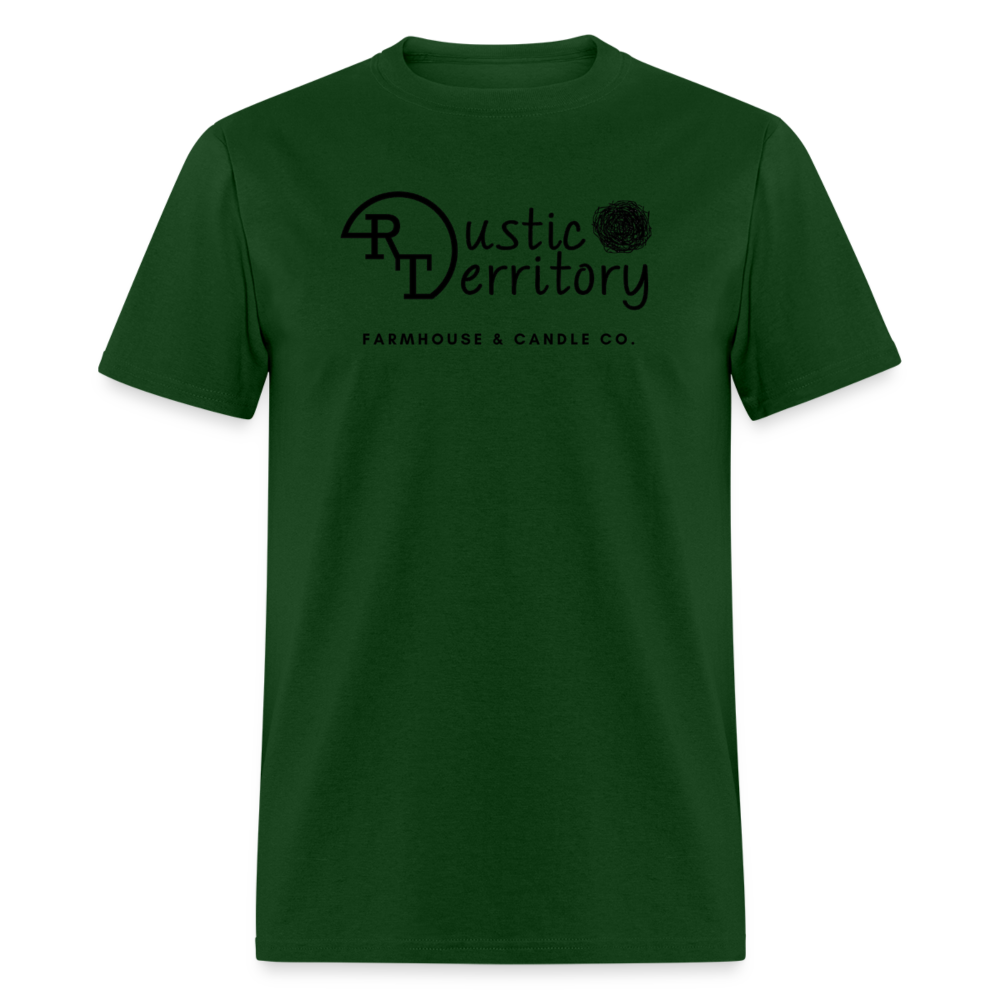 Rustic Territory Color Tee - forest green