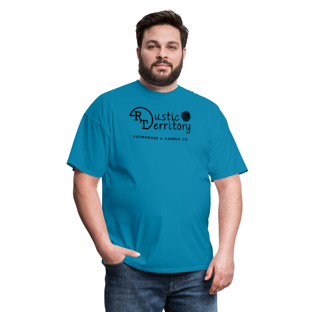 Rustic Territory Color Tee - turquoise