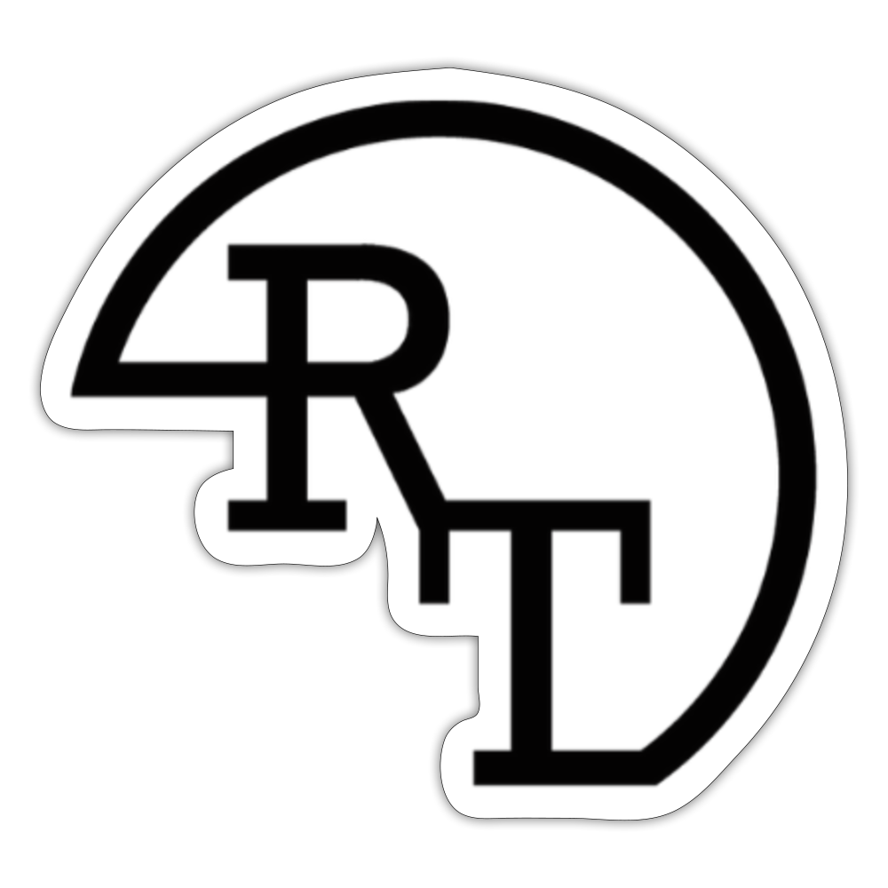 RT Brand Sticker - white matte