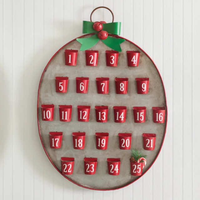 Christmas Countdown Calendar Wall Decor