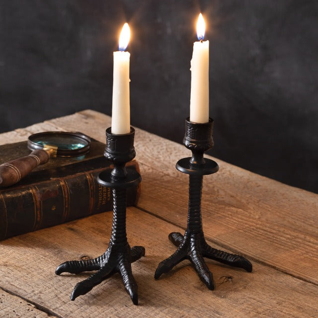 Crow Candle Stands - Set of 2