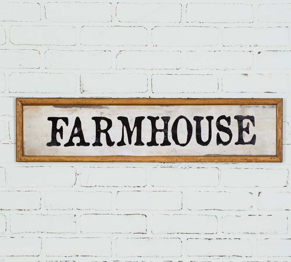 Wood Farmhouse Plaque