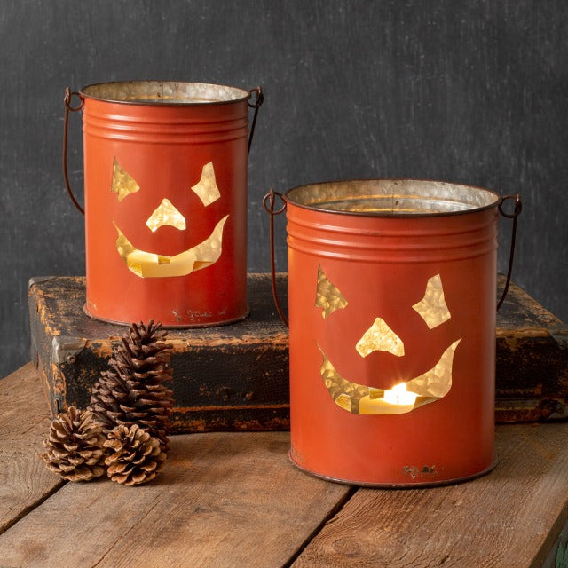 Jack O' Lantern Buckets