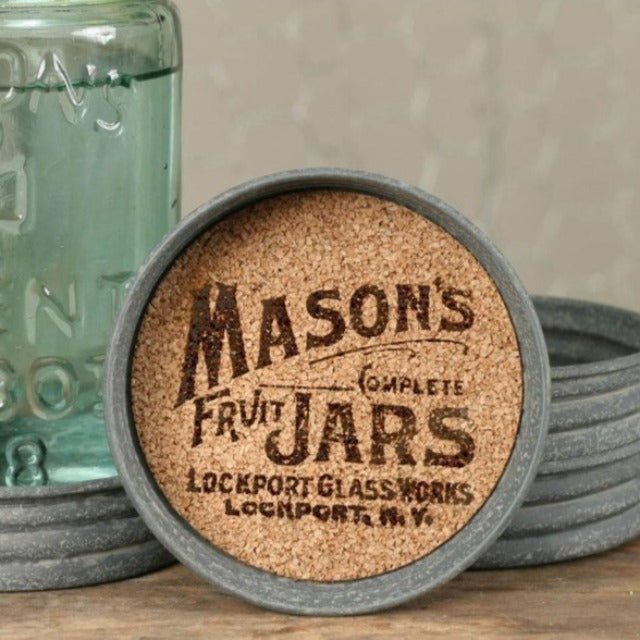 Mason Jar Coasters