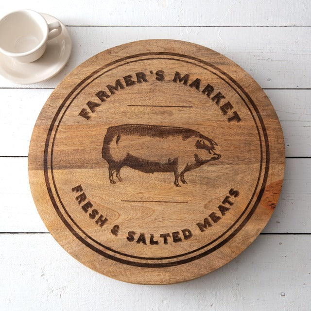 Salted Meats Lazy Susan