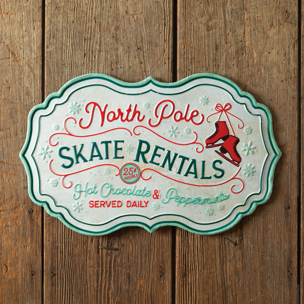 Skate Rental Sign