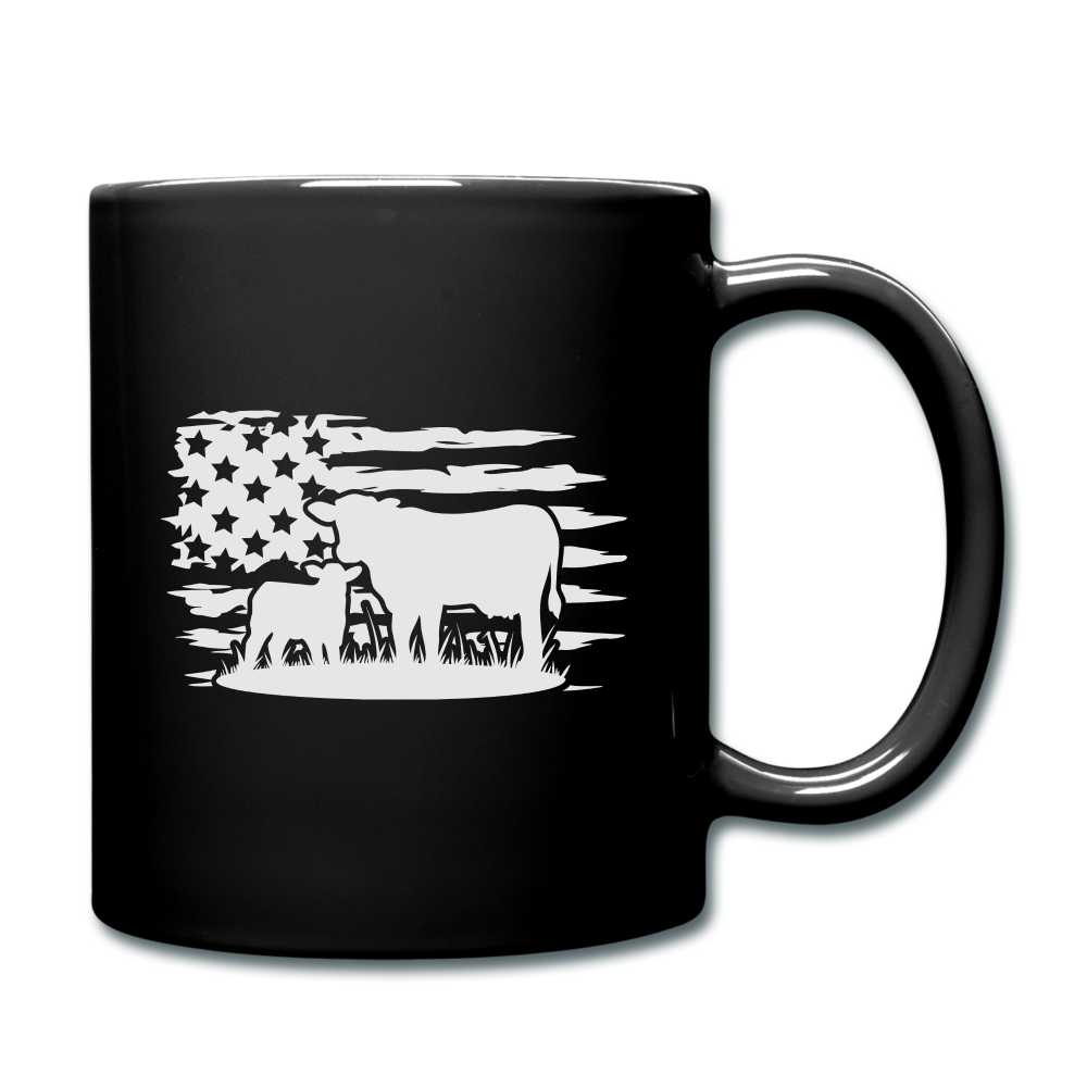 Black Cow Mug - black