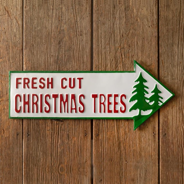 Christmas Tree sign